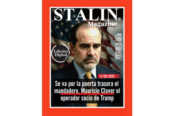 Se va por la puerta trasera, el mandadero, Mauricio Claver. El operador sucio de Trump