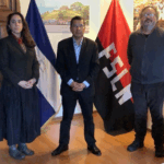 Dirigentes políticos chilenos visitan Embajada de Nicaragua para fortalecer lazos y cooperación