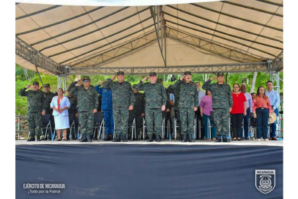 Ejército de Nicaragua Efectúa Traspaso de Mando en el Quinto Comando Militar Regional