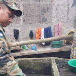 Destacamento militar sur apoya jornada de abatización en El Almendro