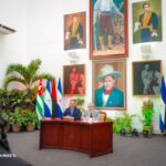 Encuentro entre medios del poder ciudadano con delegación de Abjasia