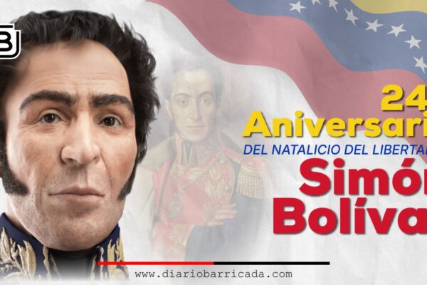 242 aniversario del natalicio del General Simón Bolívar, el Libertador