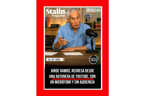 Jorge Ramos, regresa desde una ratonera de YouTube, con un micrófono y sin audiencia