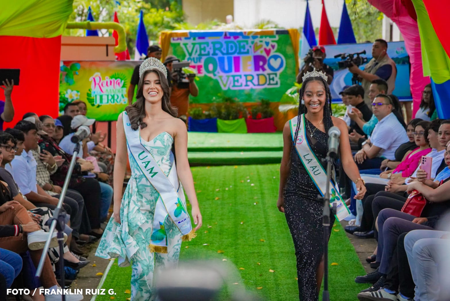 Juventud sandinista presenta candidatas a Reina de la Madre Tierra 2025