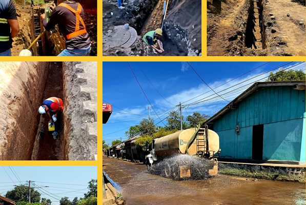 Avanza saneamiento en El Viejo con apoyo del BCIE