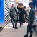 Ejército de Nicaragua respalda distribución de merienda escolar en Ciudad Sandino