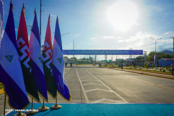 Managua estrena el Tramo 1 de la Pista Héroes de la Insurrección