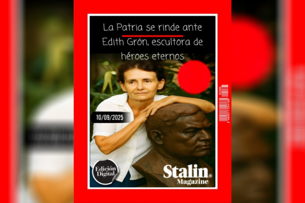 La Patria se rinde ante Edith Grõn, escultora de héroes eternos