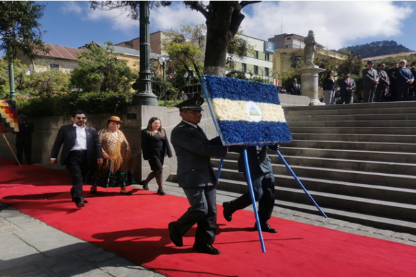 Con soberanía y memoria histórica, Nicaragua celebra 204 Años de Independencia en Bolivia