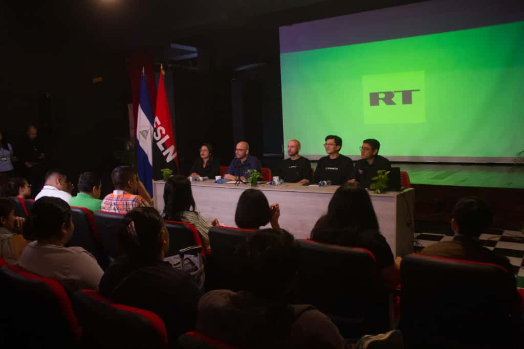 RT en Español da inicio a su jornada de intercambio con comunicadores sandinistas
