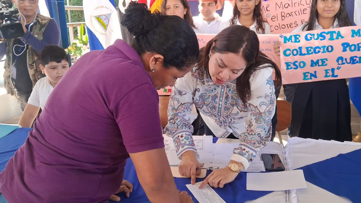 Avanza la matrícula escolar en Nicaragua: casi 800 mil estudiantes inscritos