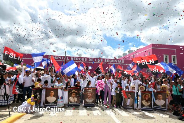 Familias de Ocotal celebran la entrega del nuevo Hospital Héroes de Las Segovias
