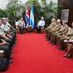 Díaz Canel recibe al Comandante en Jefe del Ejército de Nicaragua