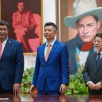 Co-Cancilleres de Nicaragua reciben visita de cortesía del Embajador de la República Popular China