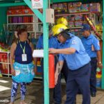 Bomberos Unidos realizan inspección de seguridad en tramos de pólvora del sector Pista El Dorado
