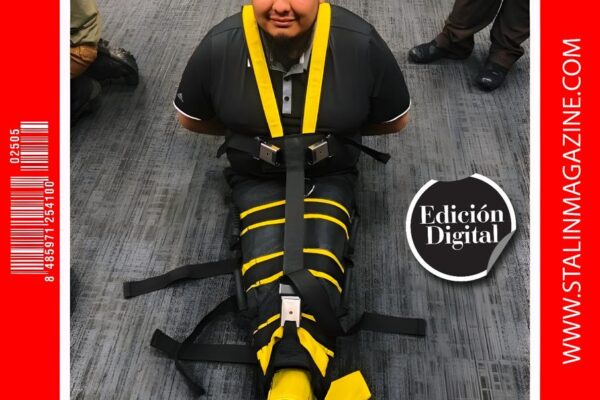 ICE usa «el burrito» para amarrar migrantes deportados