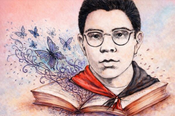 LEONEL, ORACIÓN EN PIE.