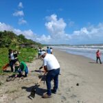 Jornada de limpieza en playas de Puerto Cabezas recolecta 9 metros cúbicos de desechos