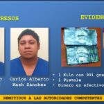 Golpe al narcotráfico en Bilwi: Policía incauta casi 2 kilos de cocaína