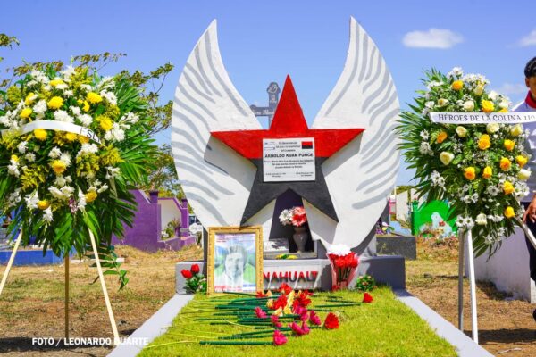 A 48 años de Los Sabogales, Juventud Sandinista y familiares rinden homenaje a Arnoldo Kuan