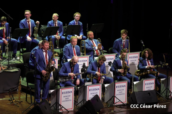 Nicaragua despide con reconocimiento a la Orquesta de Jazz de Moscú tras magistral presentación
