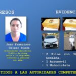 Dos detenidos y más de 2 kilos de cocaína incautados en operativo policial en León
