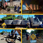 Amplían red de alcantarillado sanitario en el Distrito V de Managua.