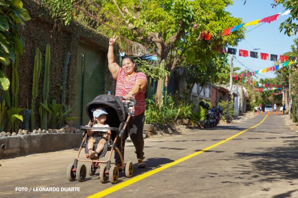 Calles nuevas transforman el barrio Rubén Darío en el distrito 5 de Managua