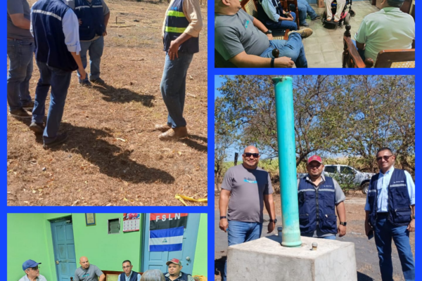 ENACAL avanza en la construcción del Sistema de Agua Potable en Los Arcos, La Paz Centro
