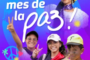 Afiches «Abril Mes de la Paz»