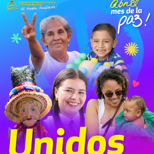 Foto de Afiches «Abril Mes de la Paz»