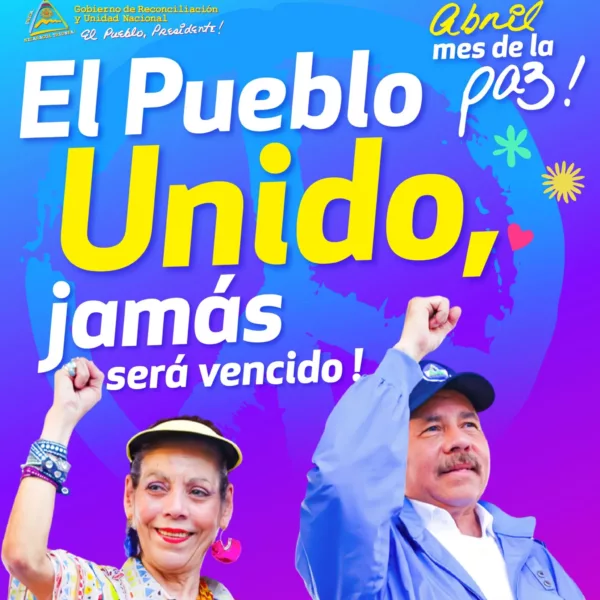 Foto de Afiches «Abril Mes de la Paz»