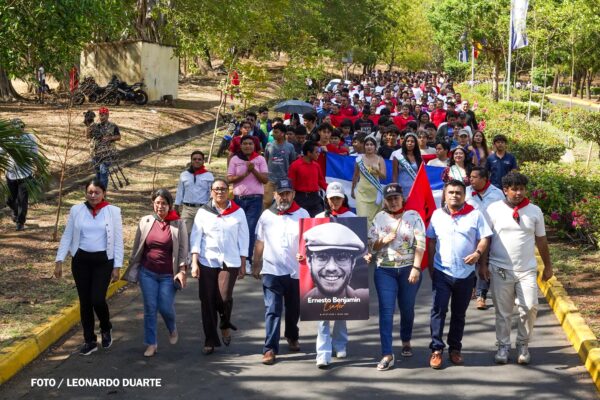 Homenaje en la UNAN-Managua recuerda legado de Benjamín Linder