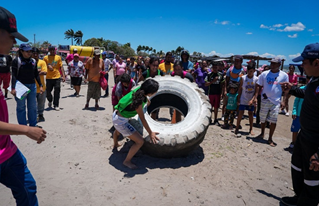 San Jorge, Rivas, vivió jornada deportiva multitudinaria