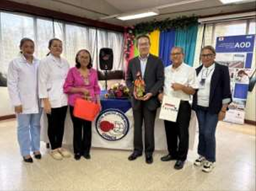 Entrega de equipos médicos al Hospital de Amistad Japón–Nicaragua en Granada