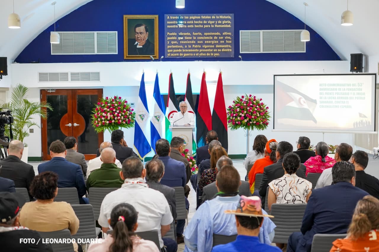 Nicaragua y el pueblo saharaui unidos en la defensa de la soberanía y la justicia