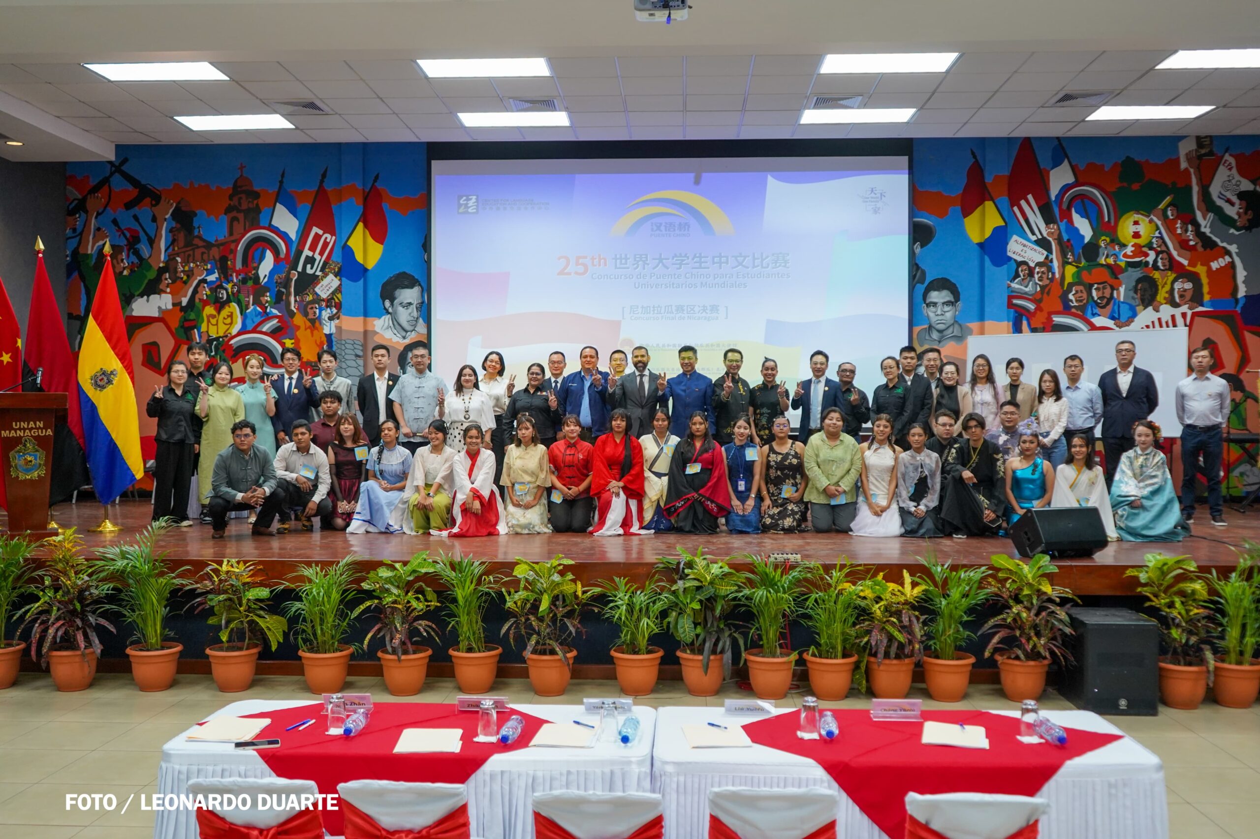 Jóvenes nicaragüenses brillan en la segunda edición del concurso Puente Chino