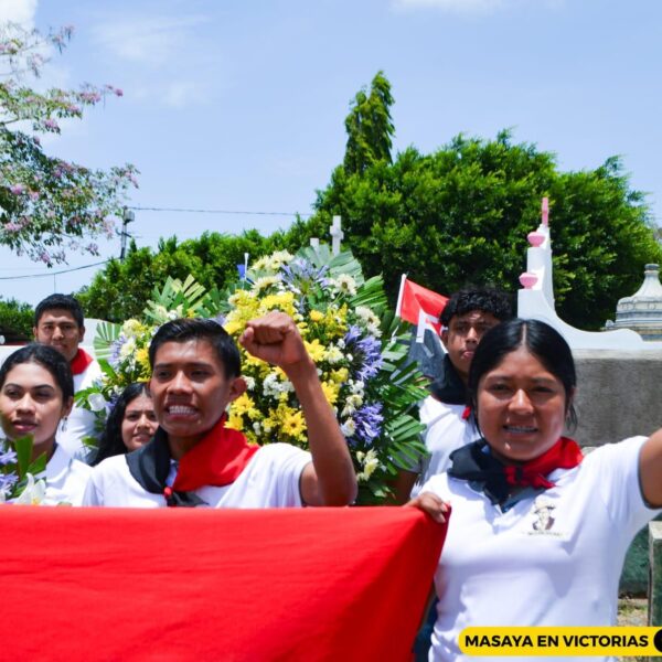 Foto de Juventud Sandinista honra a Margarita Calderón