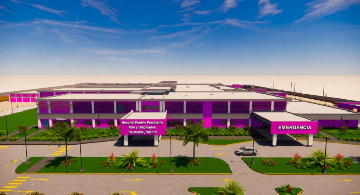Nuevo hospital en Bluefields fortalecerá salud gratuita en la Costa Caribe Sur