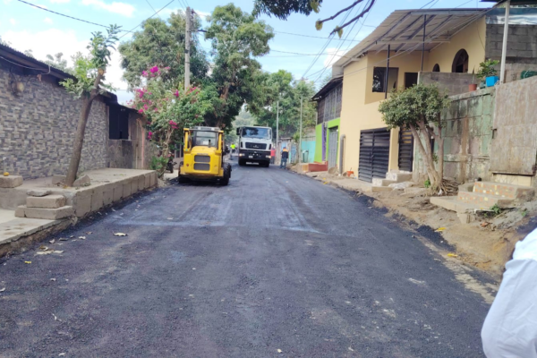 Programa Calles para el Pueblo transforma barrio Camilo Ortega en Managua