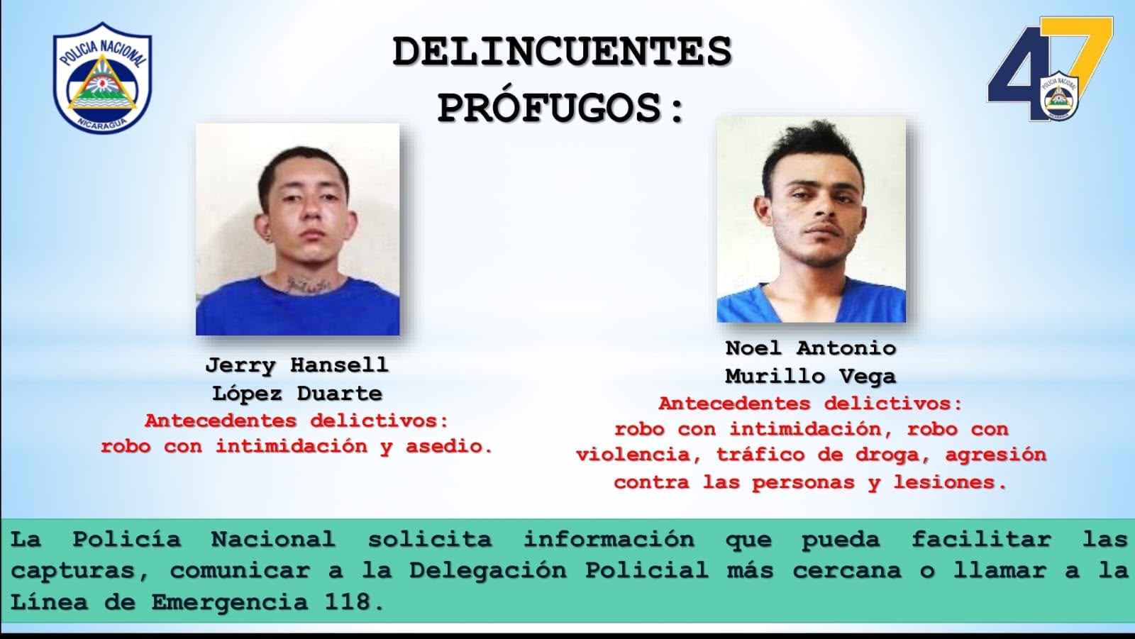 Uno preso y dos prófugos por violento asalto contra taxista en Managua