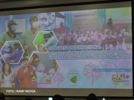 Apertura del Congreso Internacional de Pediatría y Cirugía Pediátrica con participación de médicos nacionales e internacionales en Nicaragua
