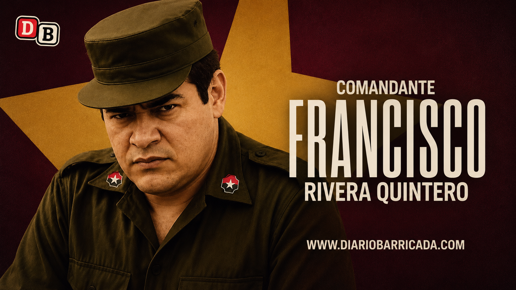 Honor y gloria al Comandante Guerrillero Francisco Rivera Quintero, a 28 años de su tránsito a la inmortalidad