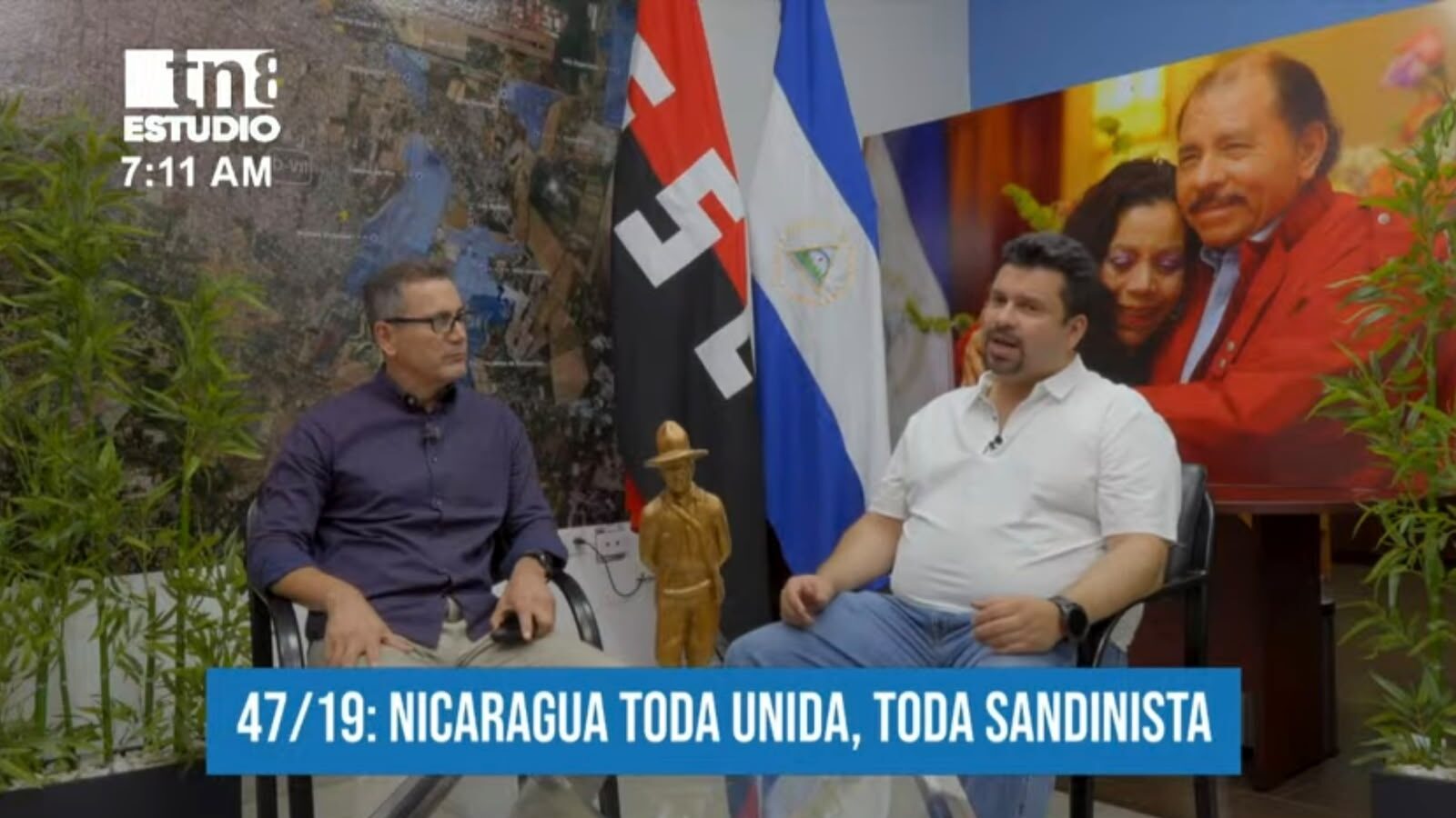 Fidel Moreno destaca agenda nacional por el 47 aniversario del triunfo de la Revolución Popular Sandinista