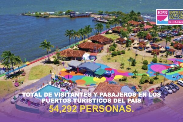 Más de 54 mil personas visitaron los puertos turísticos de Nicaragua en una semana