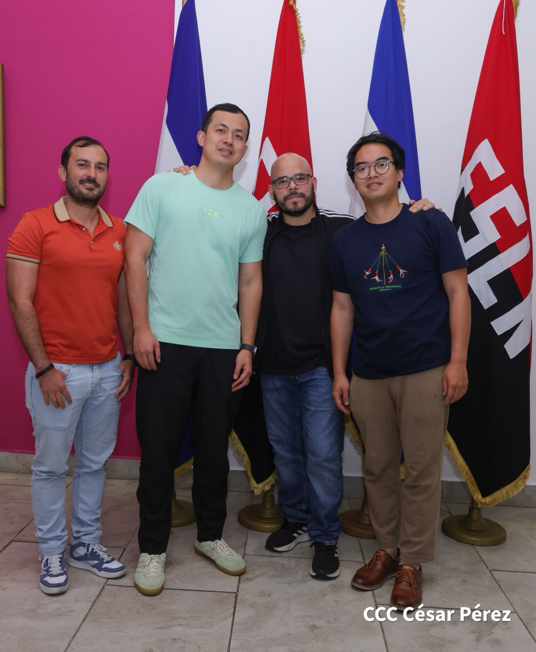 En Nicaragua 47/19 Comunicadores grupo de medios de china y agencia de noticia Xinhua