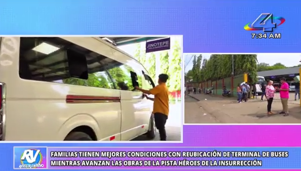 Reubicación de terminal de buses en Managua brinda mayor seguridad y mejores condiciones para más de 17 mil usuarios diarios