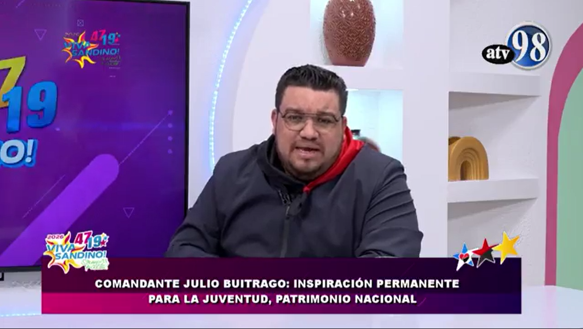 Juventud Sandinista honra a Julio Buitrago y ratifica su compromiso con la paz y la Revolución