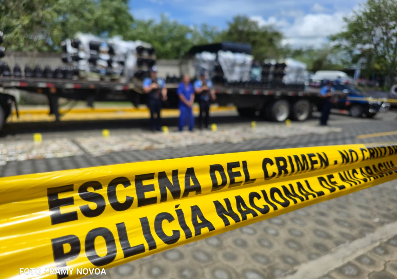 Policía Nacional ocupa 750 kilos de cocaína en operativo contra el narcotráfico en Rivas