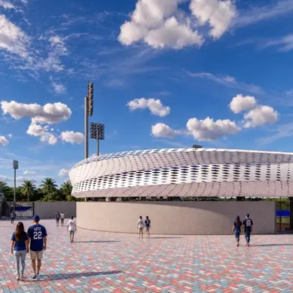 Foto de Así se vera el Multi Estadio de Béisbol Estadio Stanley Cayasso